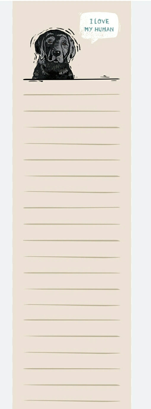 Black Lab list notepad