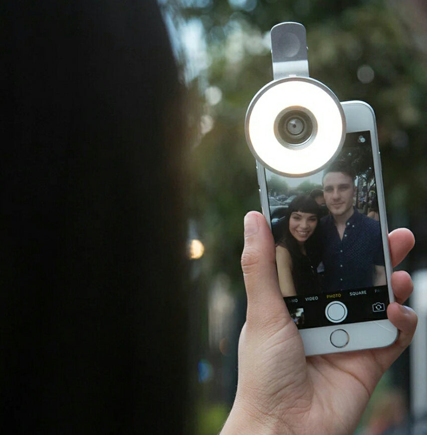 Selfie Illuminating Cellphone Lens