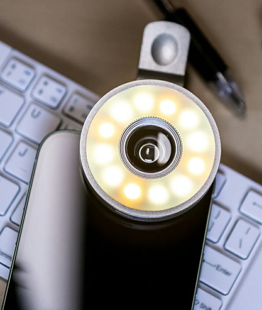 Selfie Illuminating Cellphone Lens