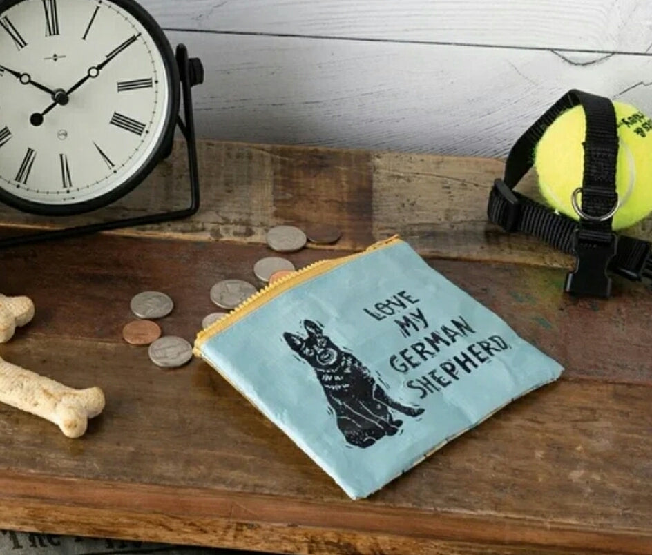 Love my German Shepherd Zipper Wallet