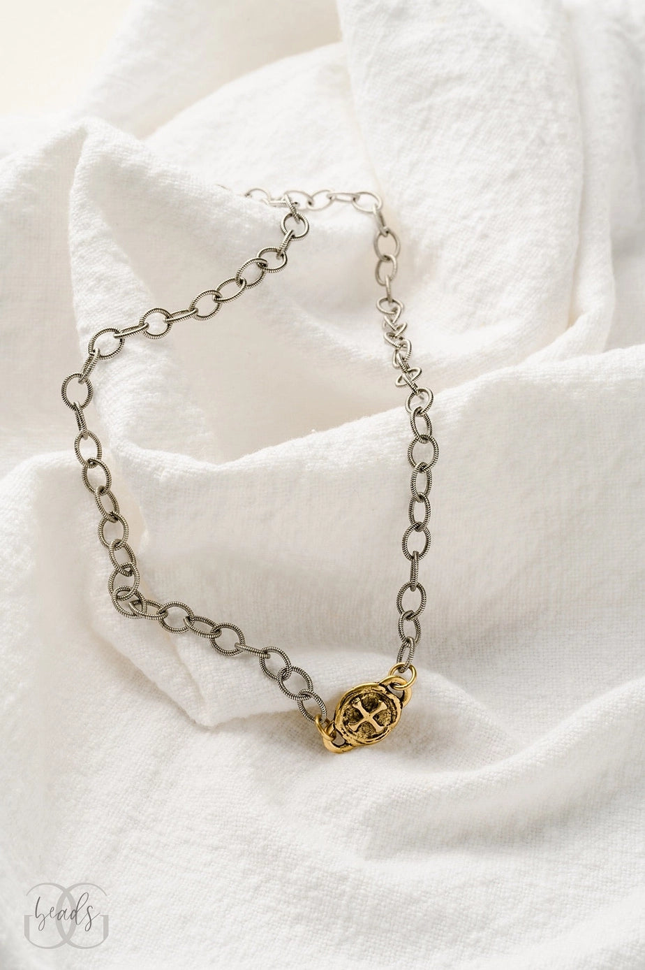 One Cross Statement Necklace