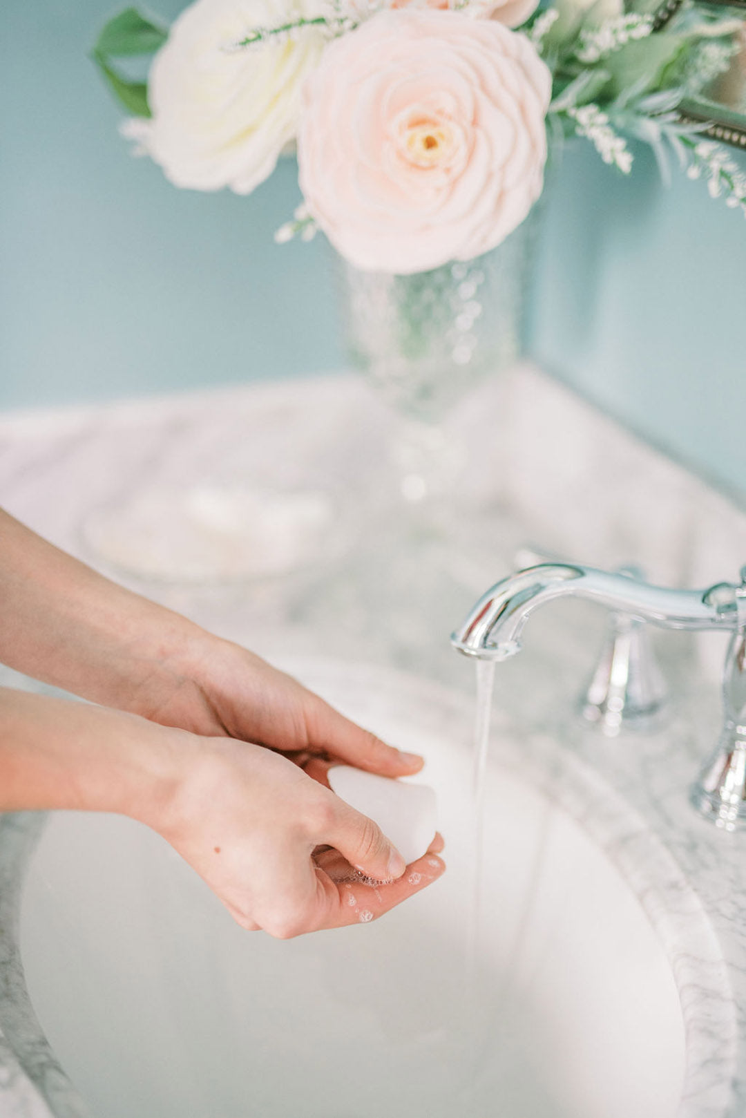 Gracious Pearl -Soap Flower