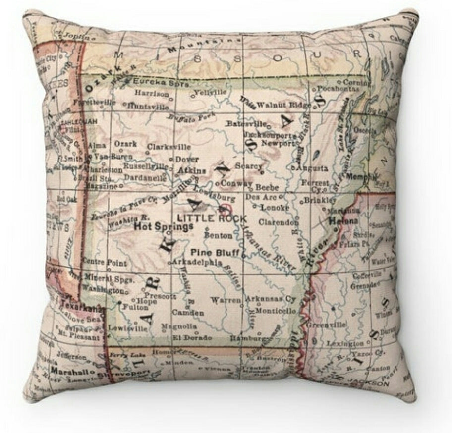 Arkansas -Pillow Cover