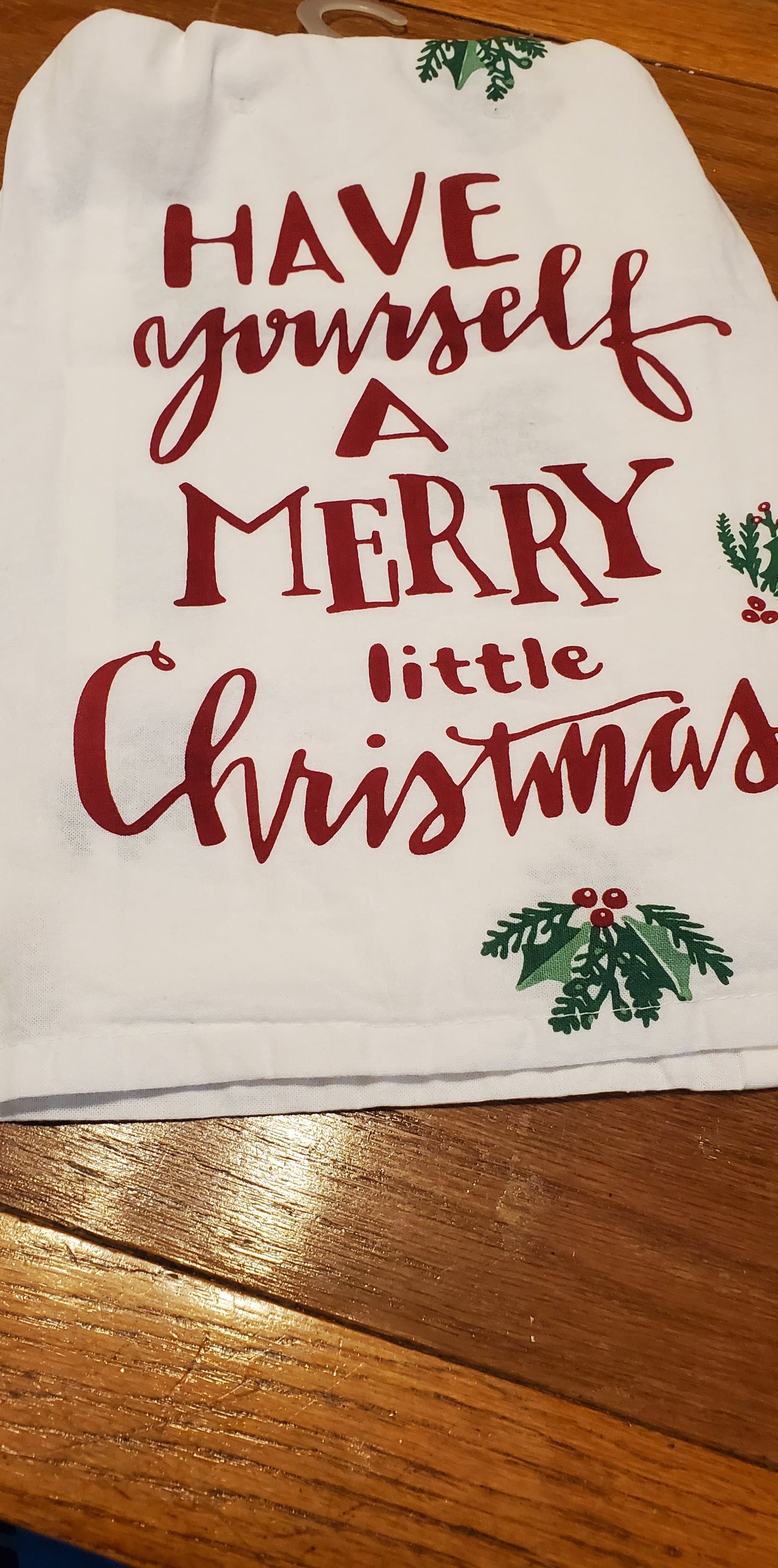 Have yourself a Merry Little Christmas- Kitchen Towel