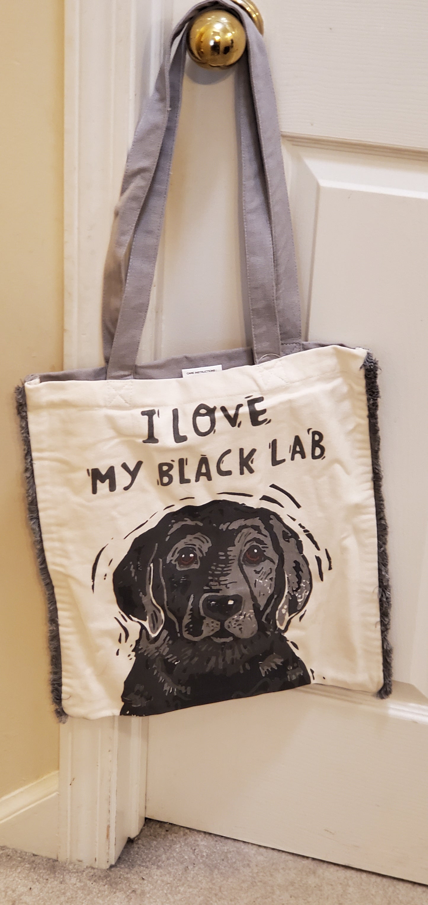 Love my black lab- bag