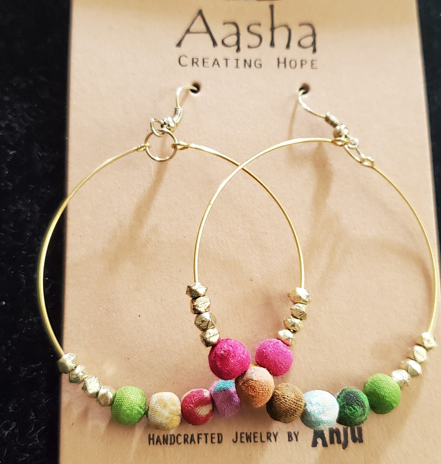 Aasha Hoop Earrings