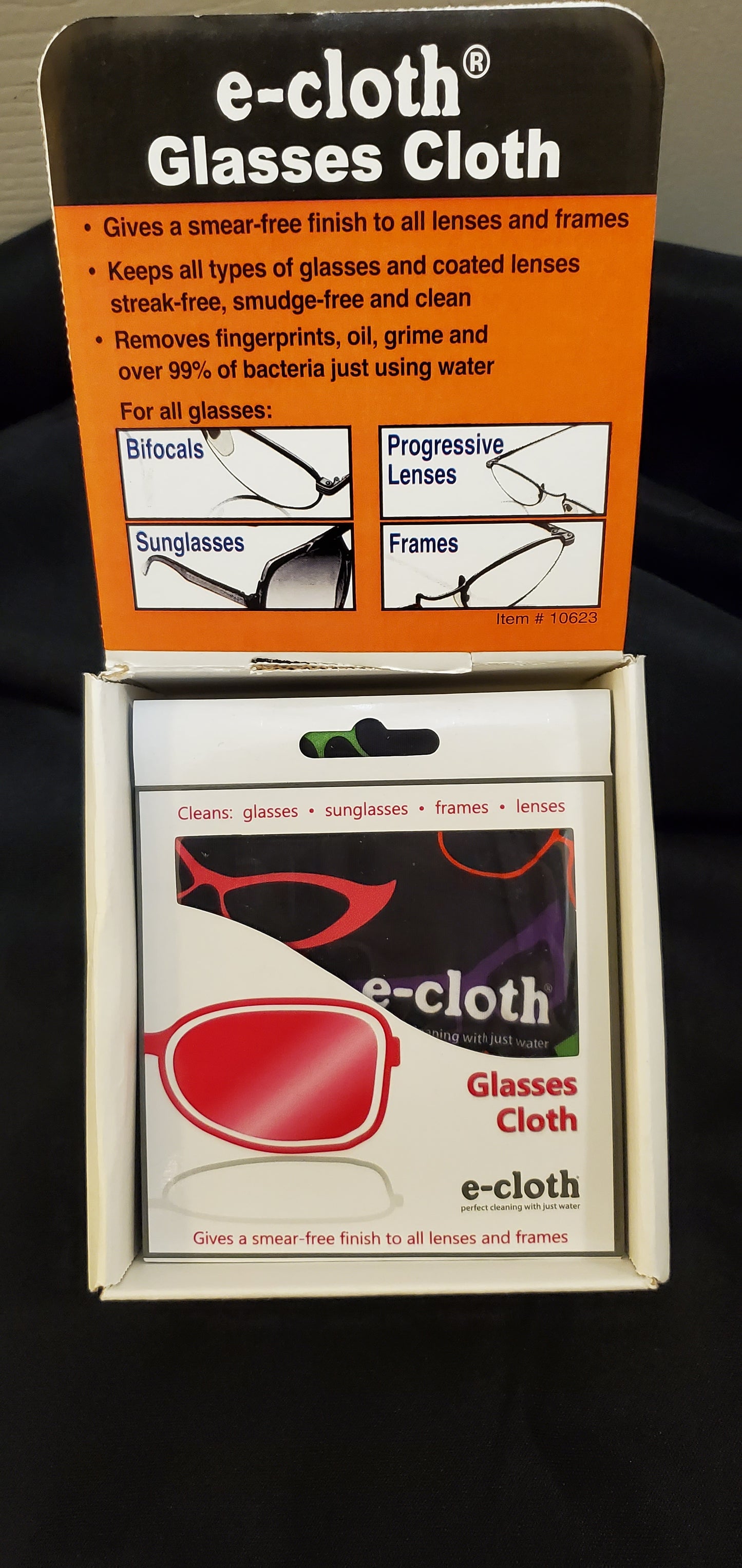 Eye glass cleaning cloth