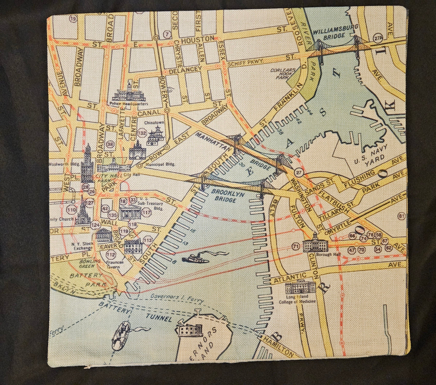 Vintage Map- NYC