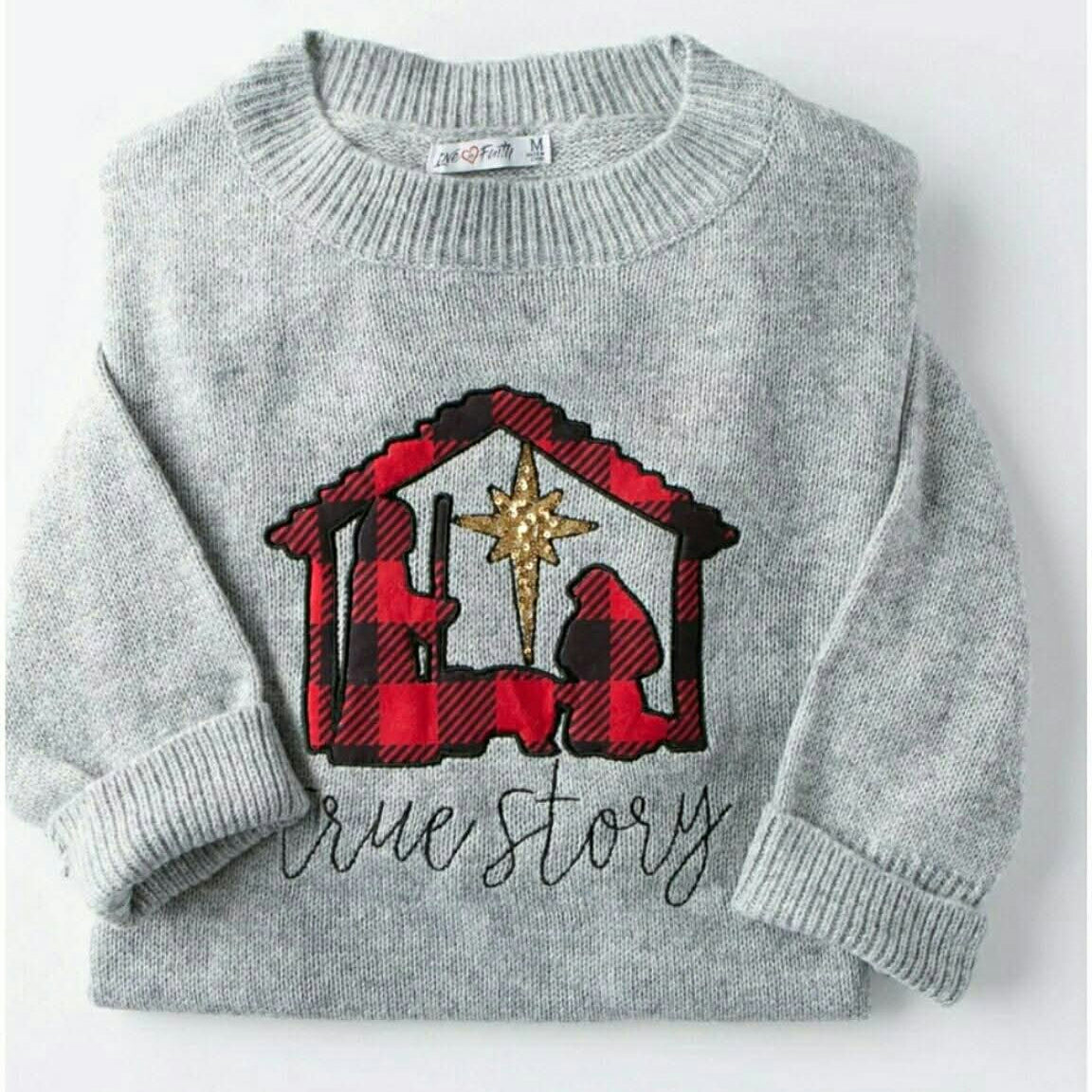 Faith-Based True Story Sweater
