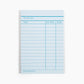 Library Card Notepad - Blue