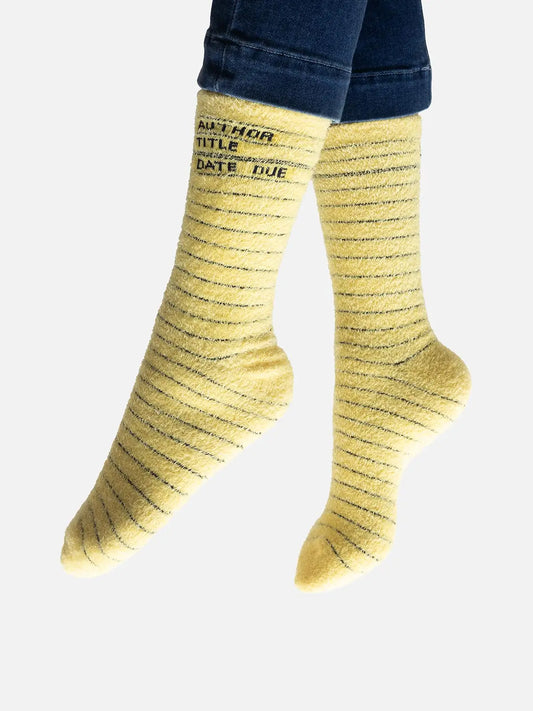 Library Card Socks