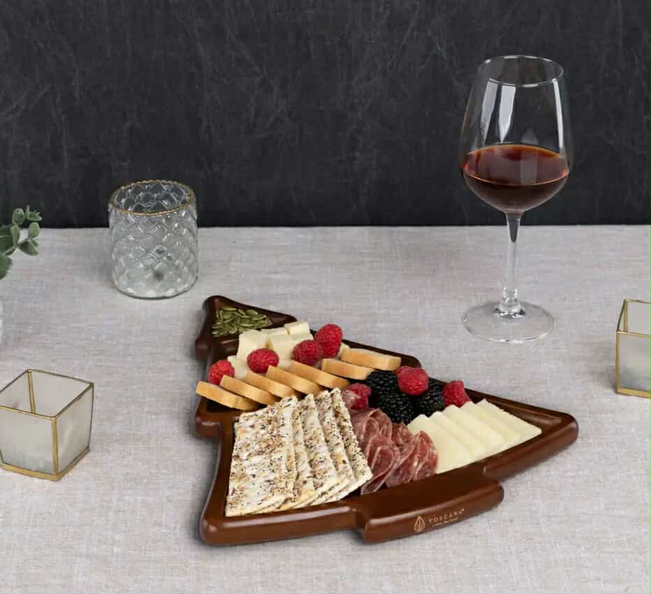 Christmas Tree Reversible Serving Tray - Charcuterie Board