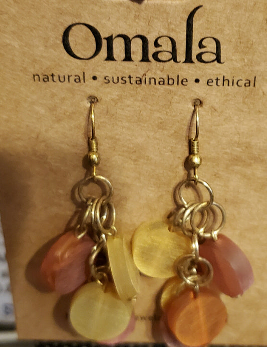 Omala Sunburst Cluster earrings