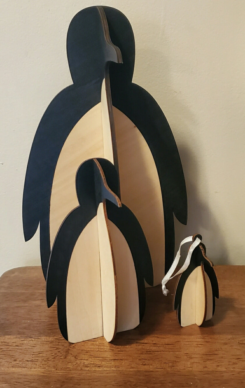 Wooden Penguins