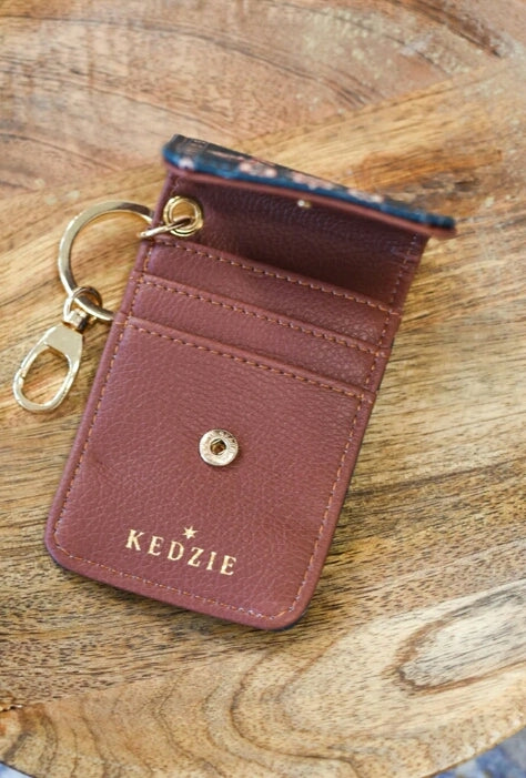 Kedzie Essentials Only ID Holder Keychain Golden Hour
