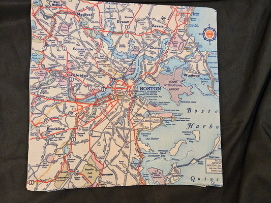 Vintage Map- Boston, MA