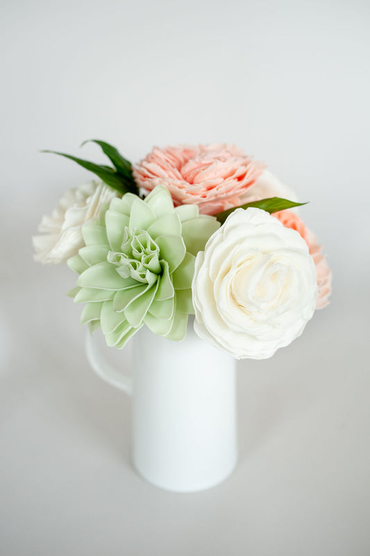 Gracious Pearl -Soap Flower